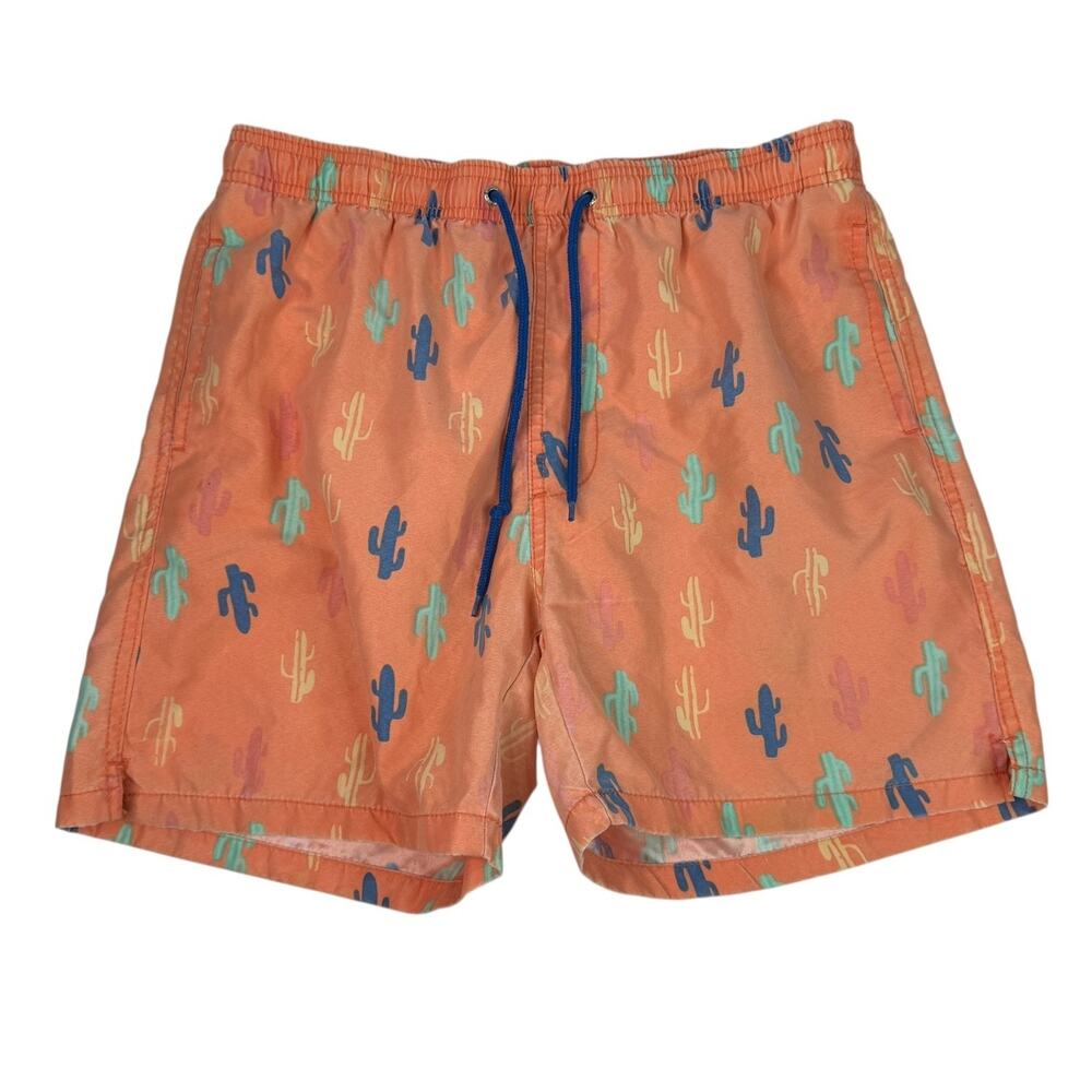 Ingear Swim Swim Shorts Trunks Cactus 5" Inseam Built In Briefs Medium 32/34